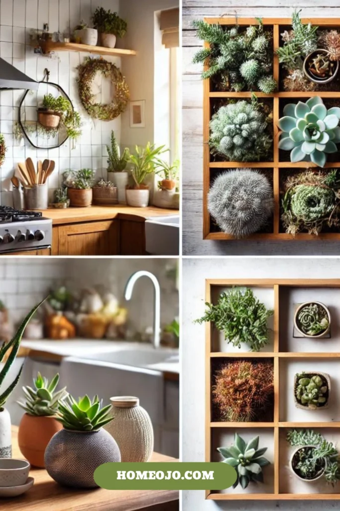 succulent frames for kitchen
